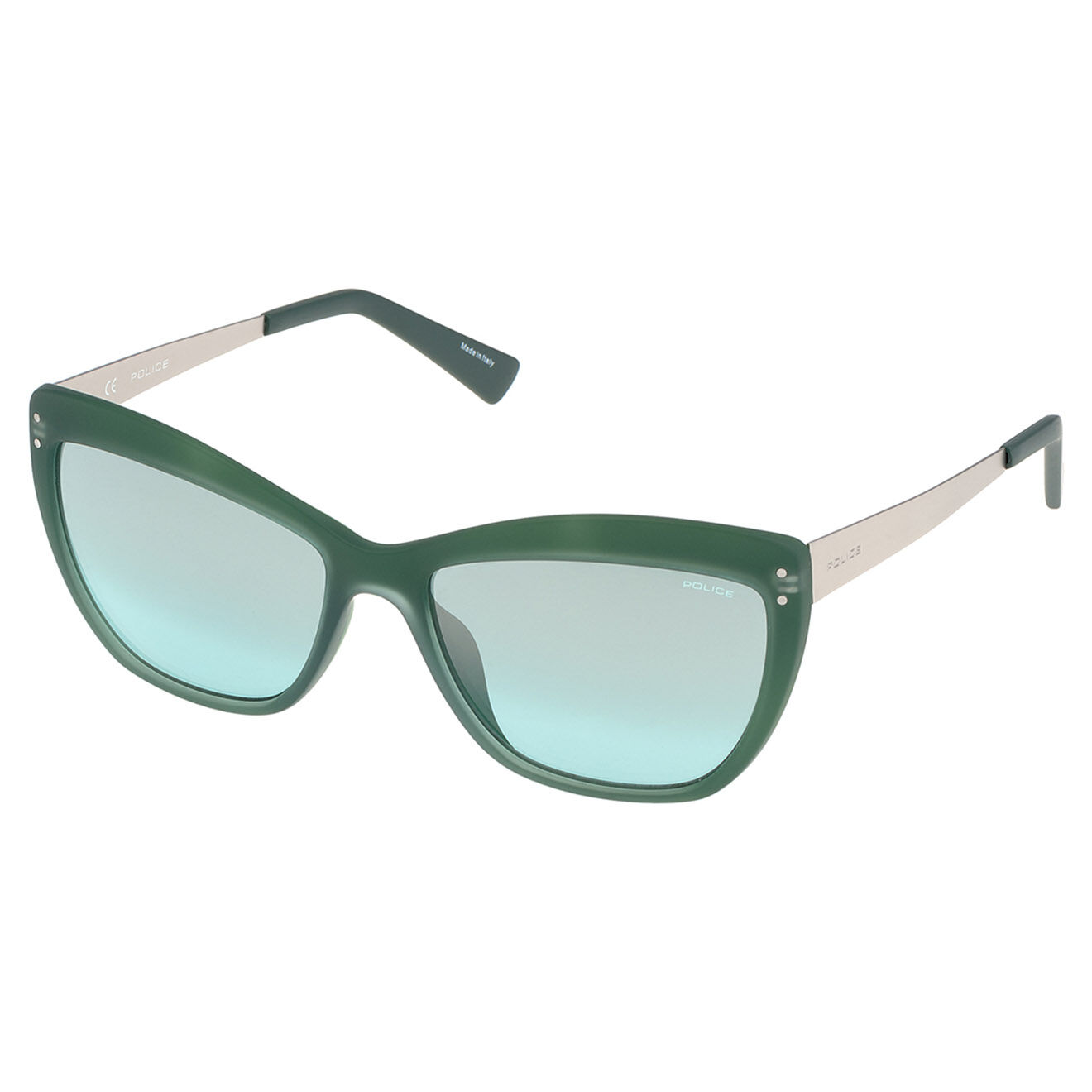Police Lunettes de soleil Femme vertes
