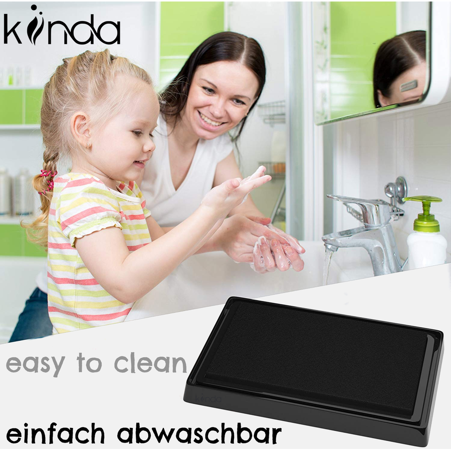 kiinda Stempelkissen Set mit drei kräftigen Farben