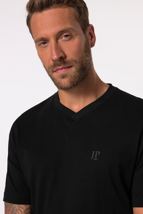 T-Shirts, Basic, 2er-Pack, V-Ausschnitt, Halbarm, bis 8 XL