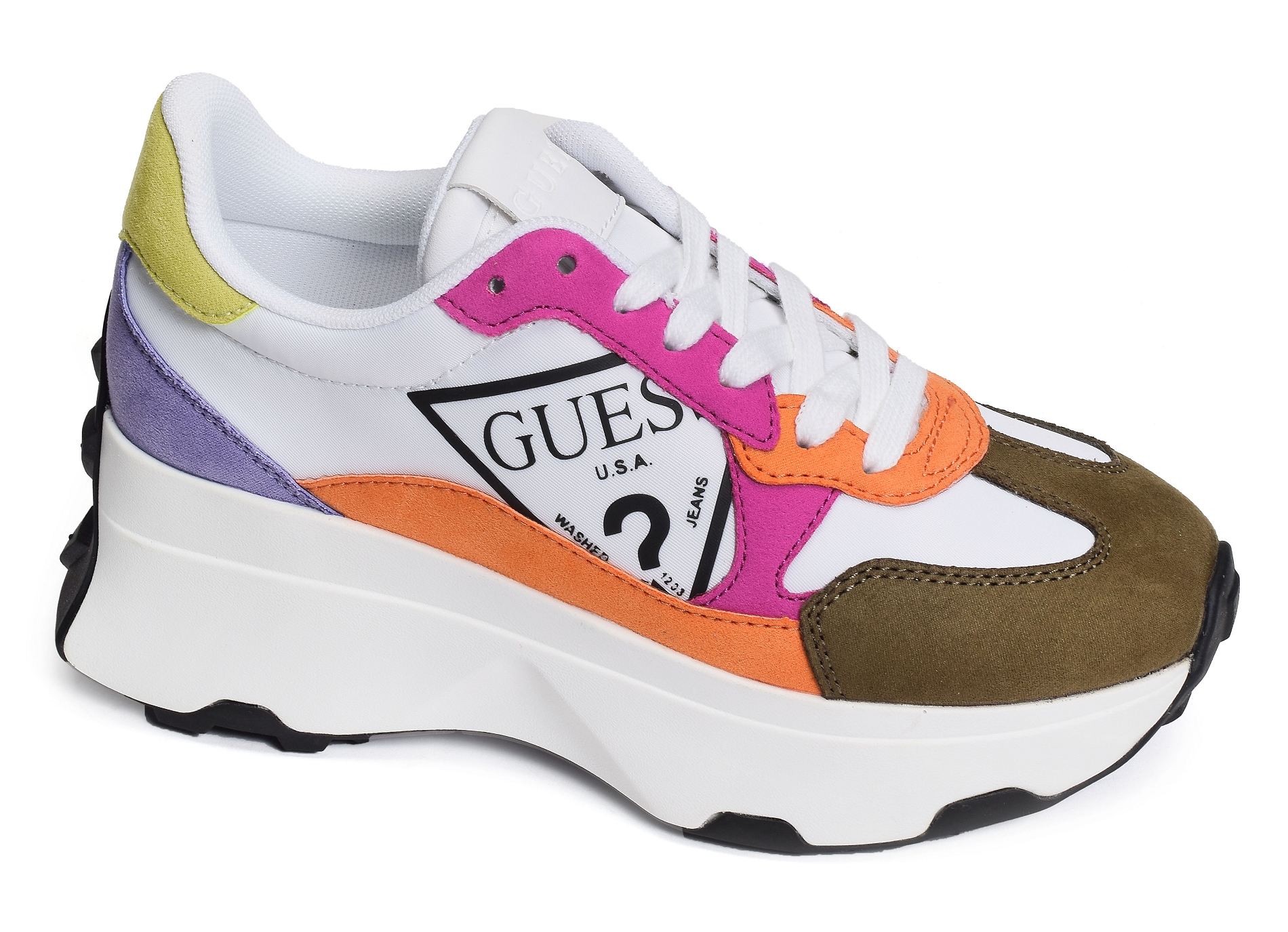 Calebb4 blanc multicolore