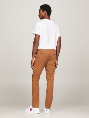 Calças chino de veludo cotelê Bleecker Slim Fit
