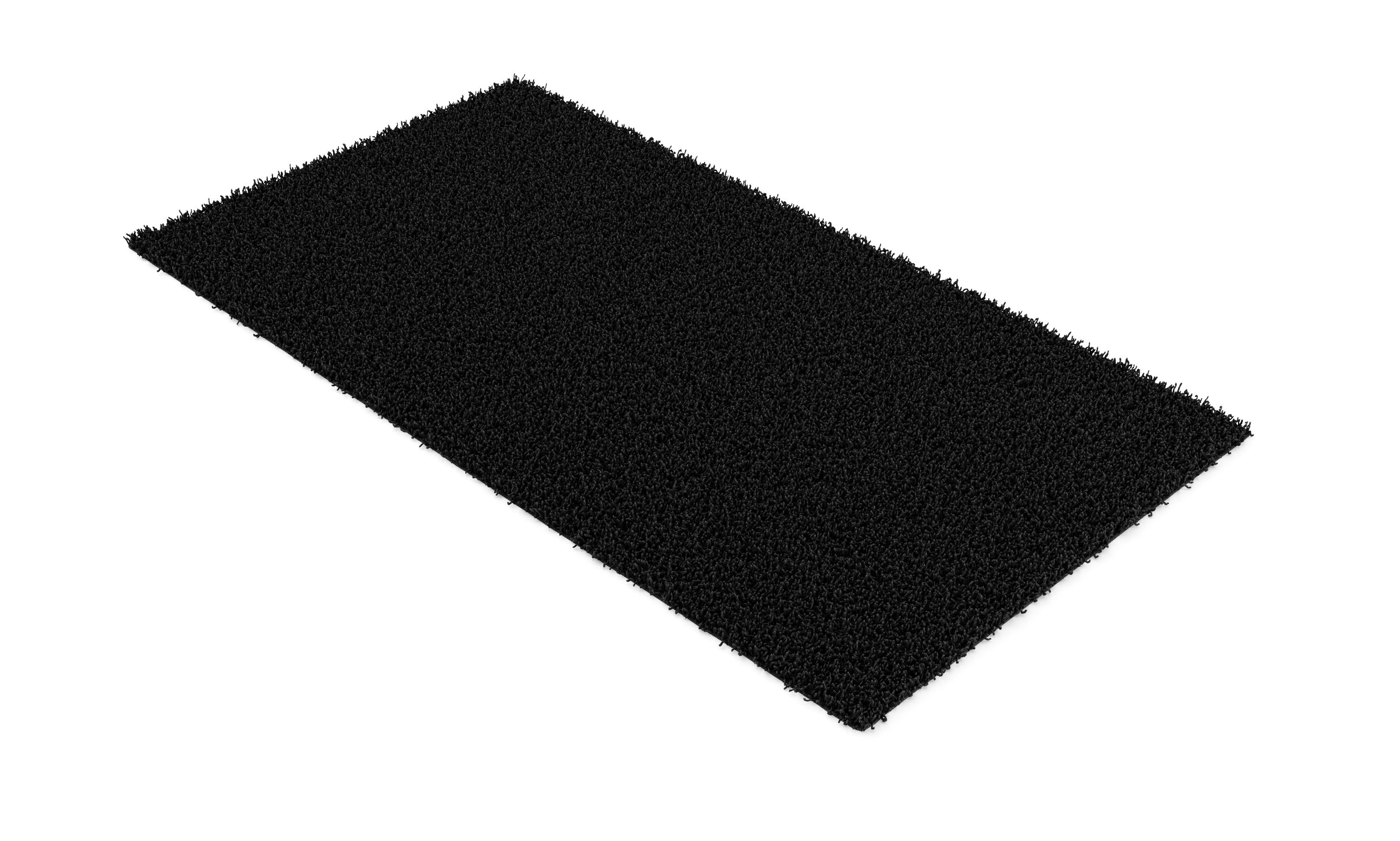 Hochflor Teppich 60 x 110 cm anthrazit
