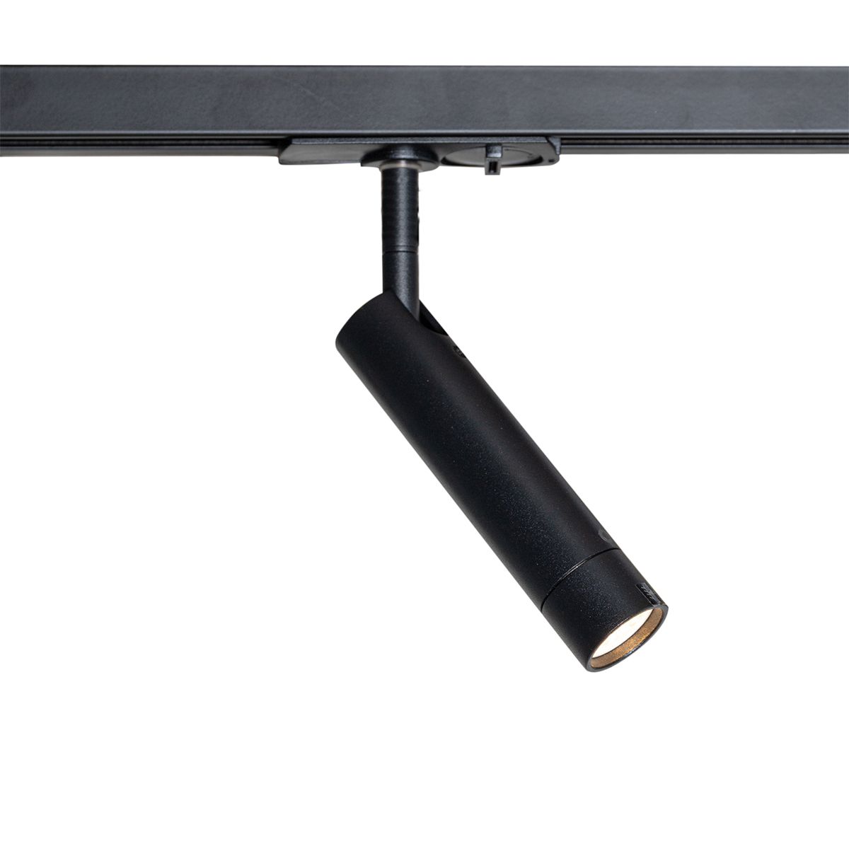 Modern railsysteem met 5 spots zwart 1-fase - Iconic Ivy