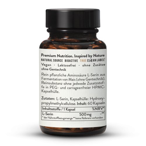 Sunday Natural Products  L-Serin 500 mg Kapseln
