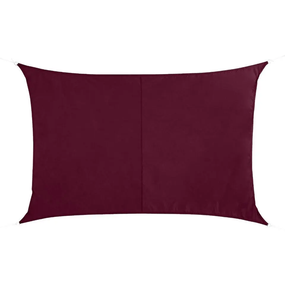 Hesperide Schaduwdoek Curacao - rechthoekig - bordeaux rood - 3 x 4 m