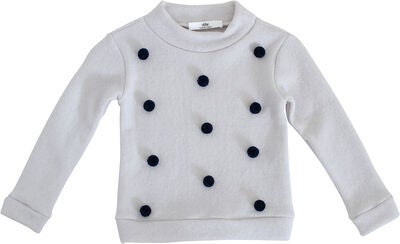 Ebbe Valerie Dot Genser, White-Navy Dot