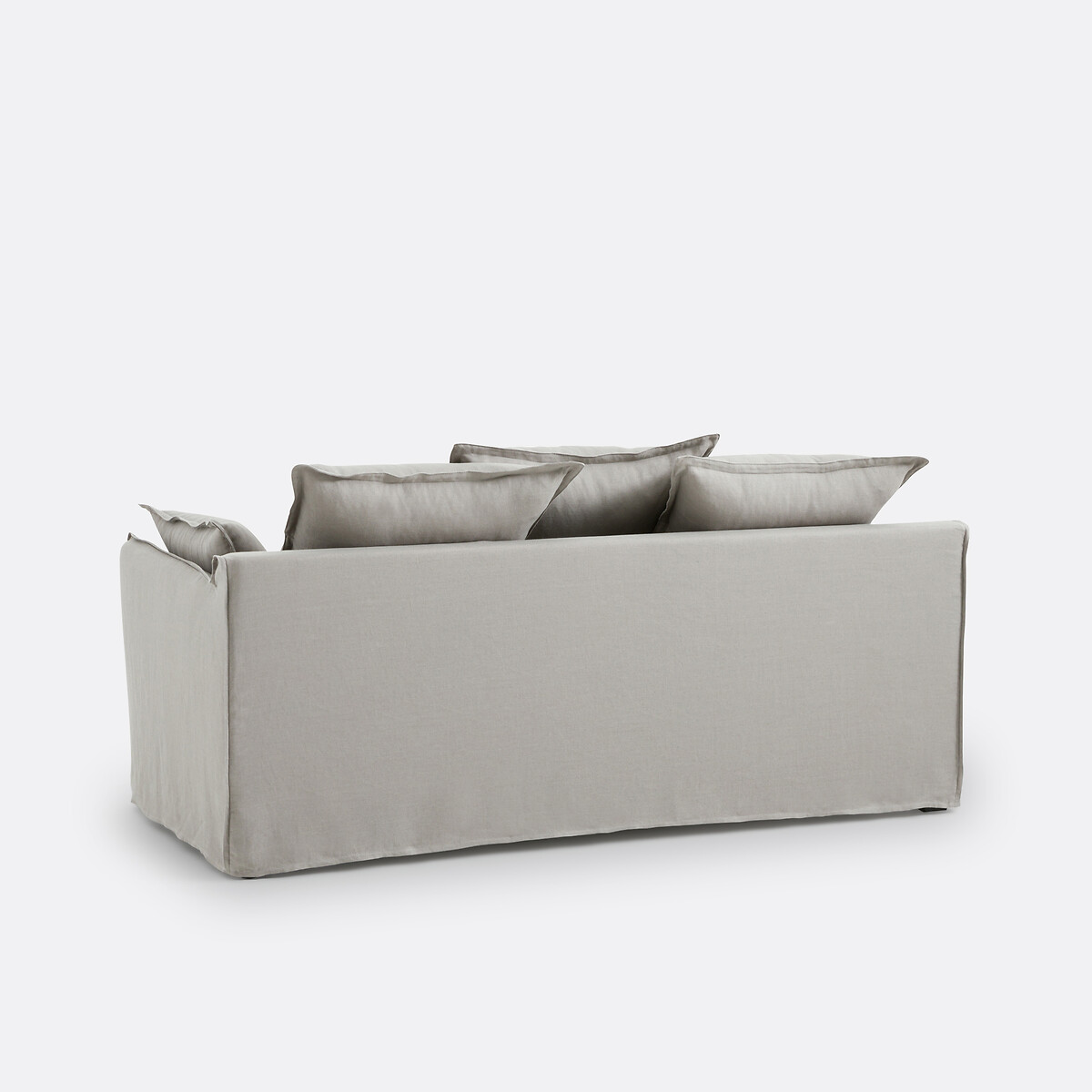 LA REDOUTE INTERIEURS<br>Slaapbank H14 cm, gekreukt linnen, Odna