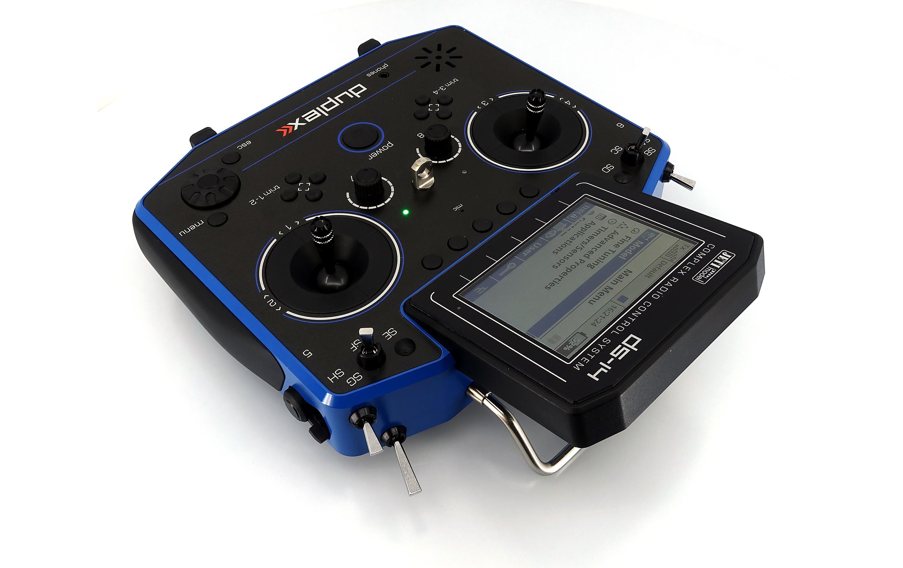 Fernsteuerung DS-14 II Multimode Blau<br>10-Kanal Jeti Duplex Handsender