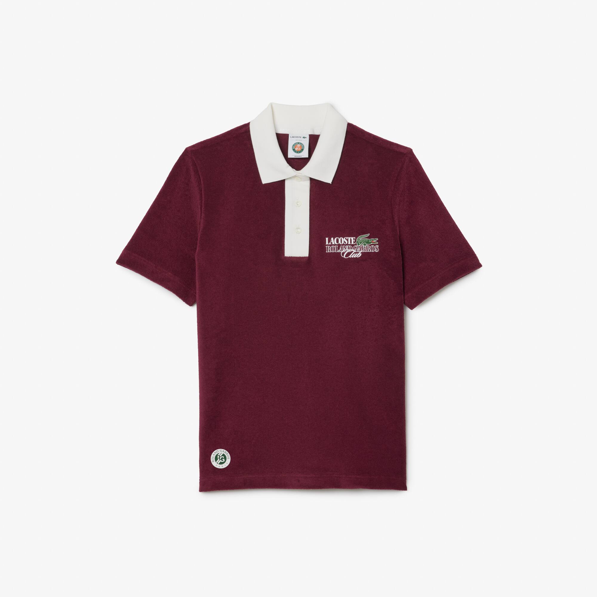 Frottee-Tennis-Poloshirt French Open Edition Kurze Ärmel - Rot - Lacoste - Damen