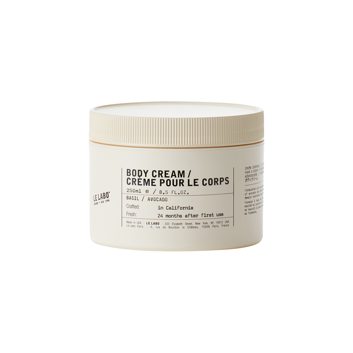 Body Cream Basil 250ml