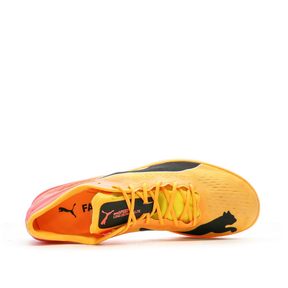 Puma Chaussures d'Athlétisme Jaune/Orange Homme Puma Evospd Long