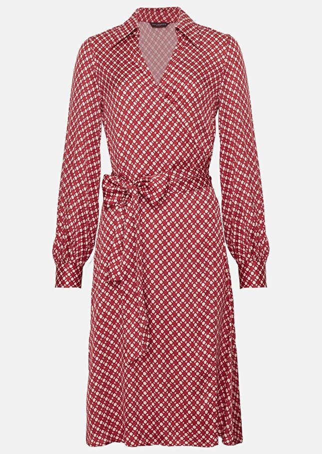Robe Roselitarouge imprimée fleurs