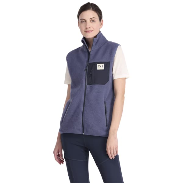 Veste polaire KARI TRAA ROTHE VEST DUSTY MIDTONE BLUE