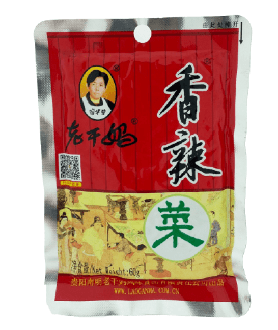 Lao Gan Ma Old Mother Geconserveerde Chili Groenten 80g