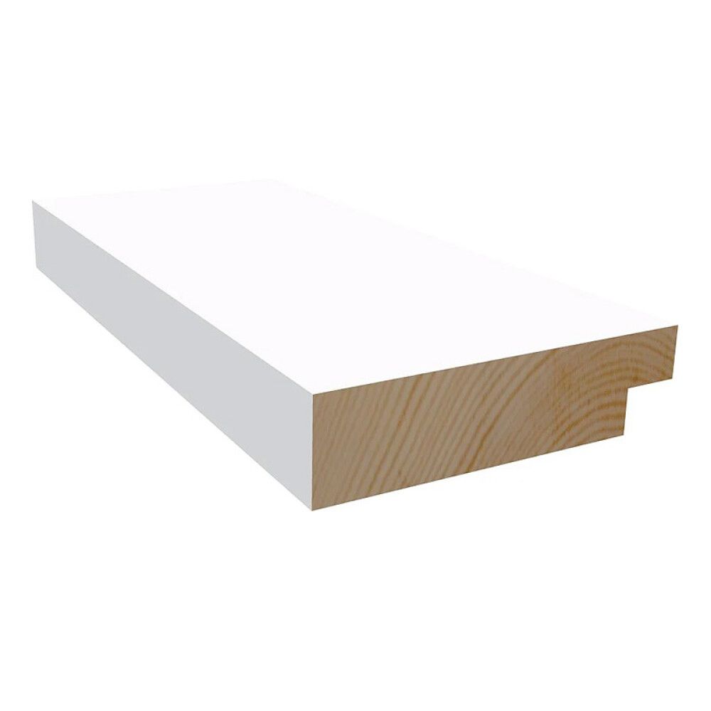 UTFORING MOELVEN 18X400X2400MM HVIT