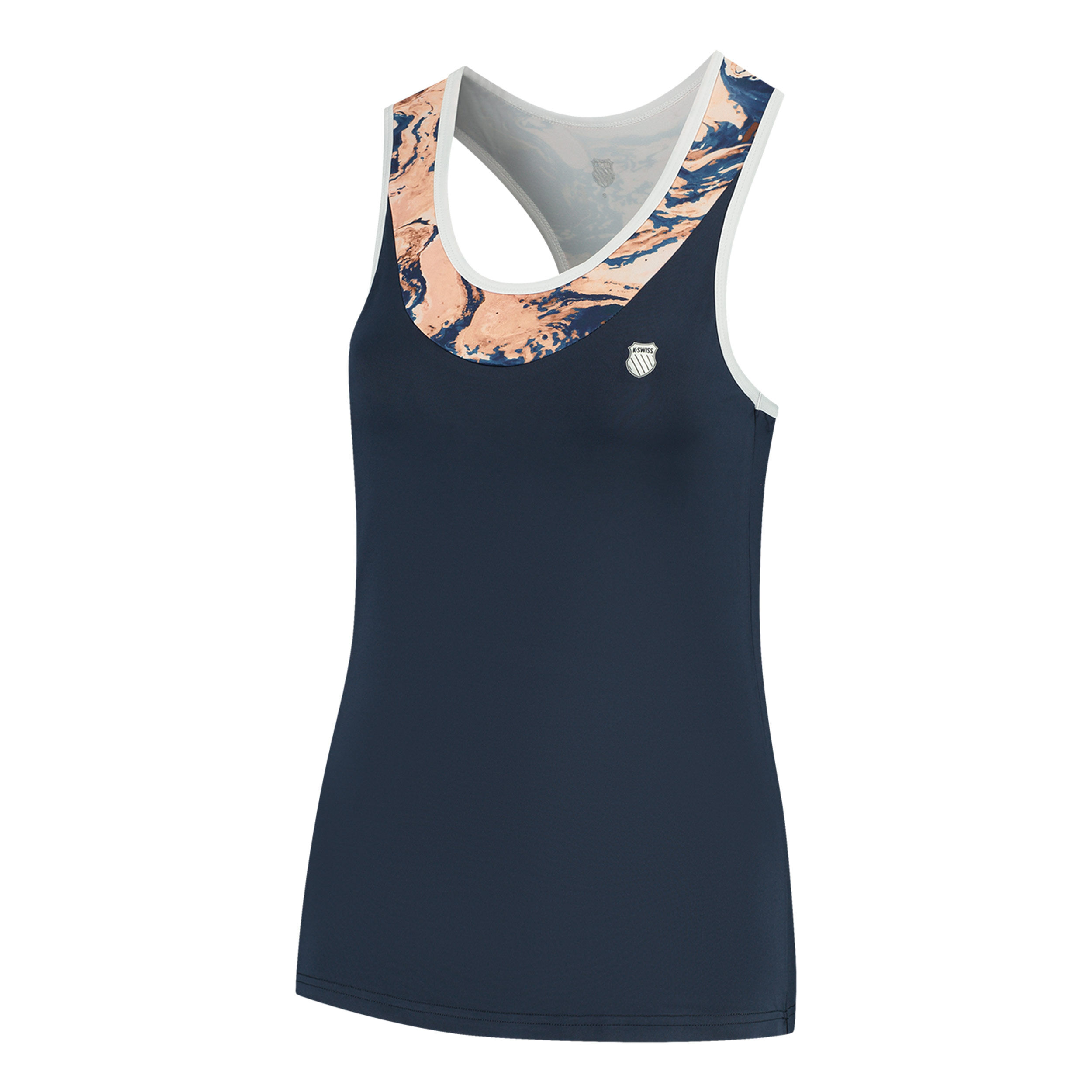 K-Swiss Hypercourt 3 Débardeur Tank Top Femmes - Bleu Foncé , Multicouleur