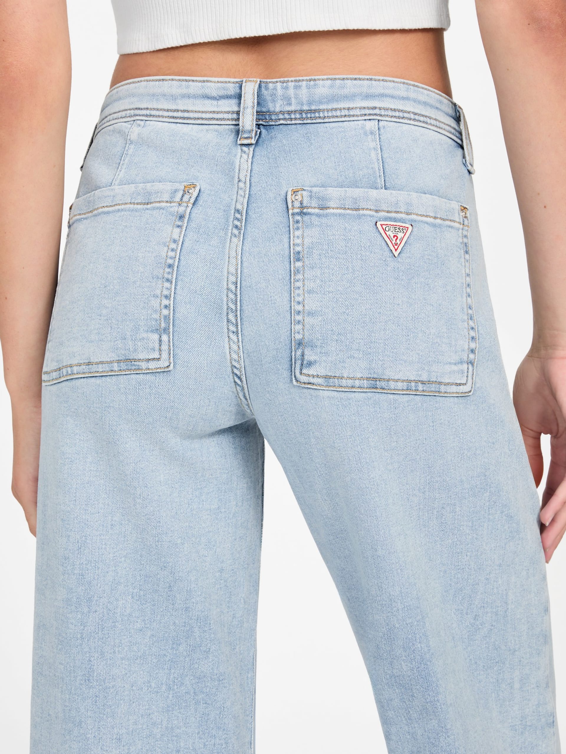Calça jeans Eco Zoya de perna larga