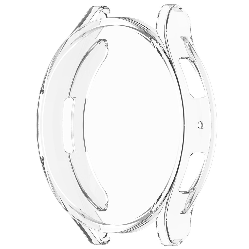 Samsung Galaxy Watch 6 (44mm) Galvanisierte Gummi Bumper Hülle - Transparent