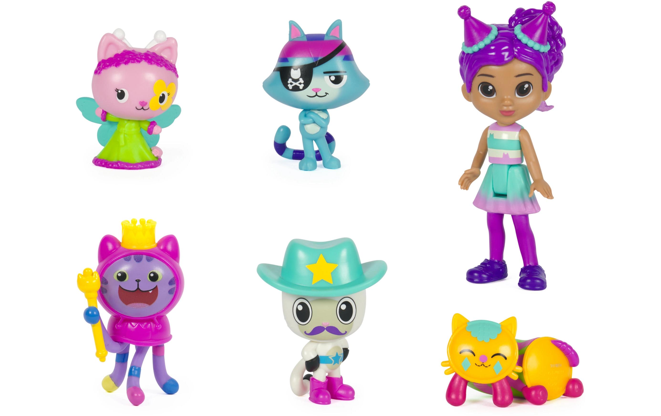 Gabby's Dollhouse Deluxe Figuren Set CelebrationUmfangreiches Figuren-Set für Kinder