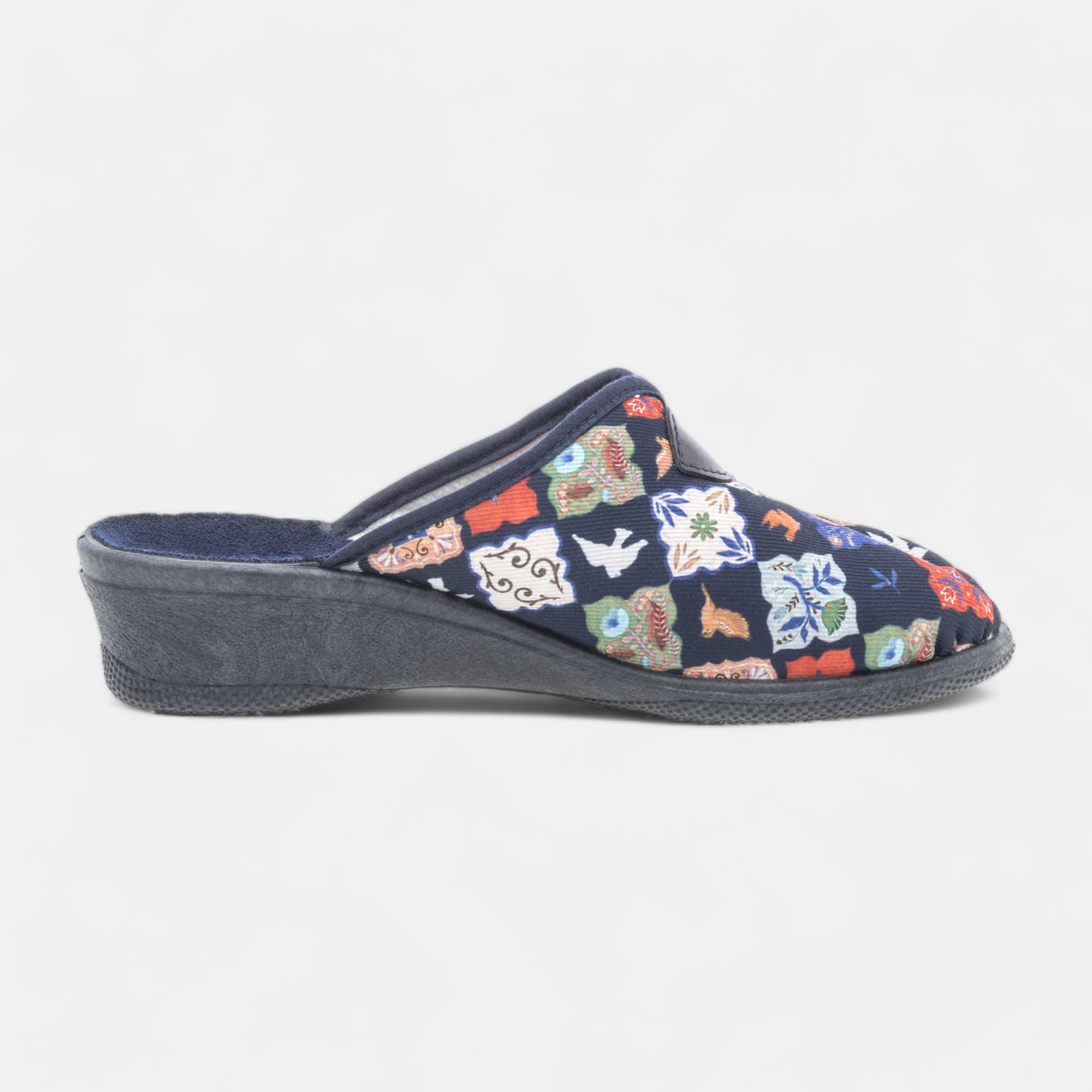 Pantoufles sabots Femme bleu marine