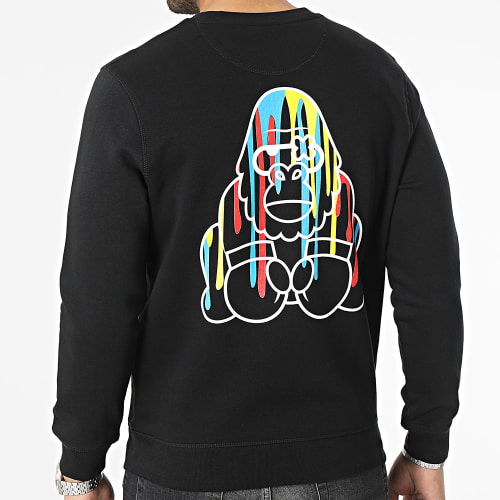 Sweat Crewneck Gorille Paint Noir