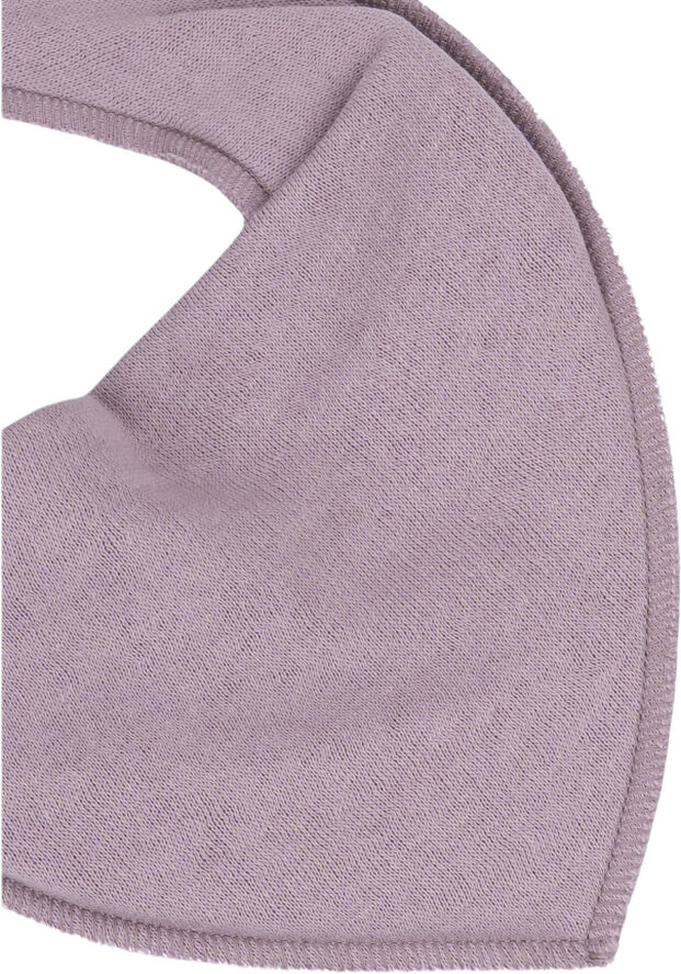 Mikk-Line Cotton Bibs - Triangle Lavender