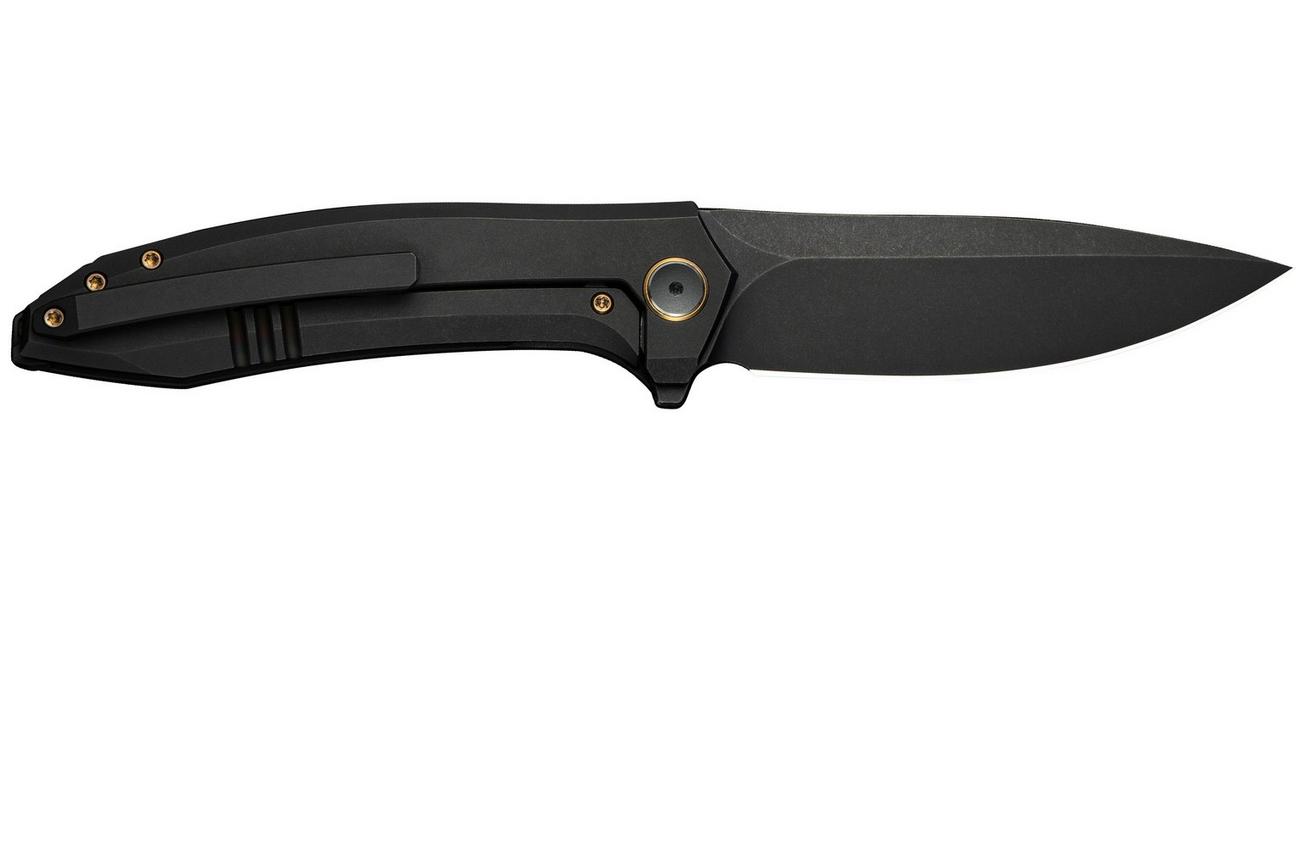 WE Knife Acuminal WE23070-1 Black Vanax, Black Titanium, zakmes