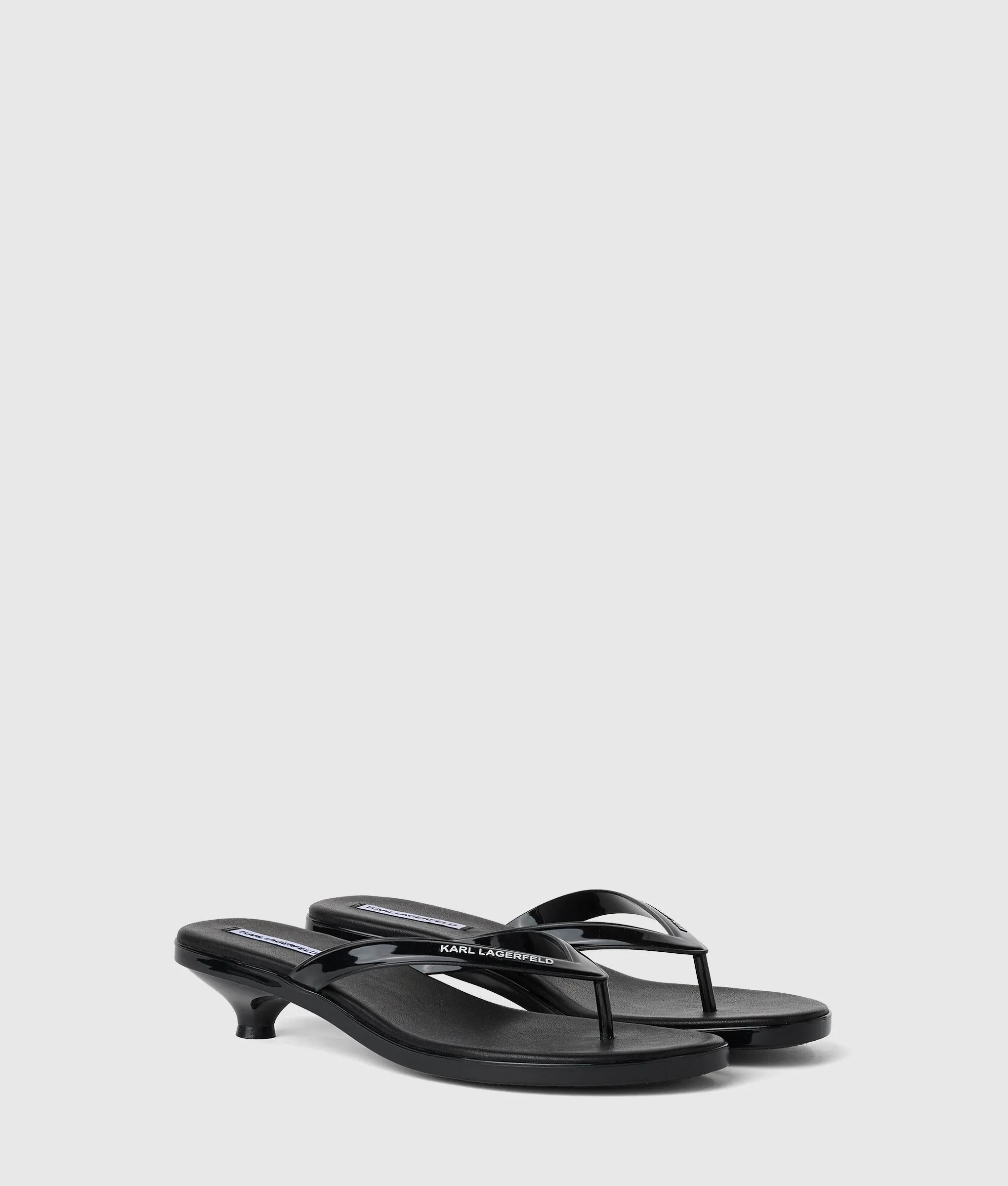 Sandalen met jelly hakken