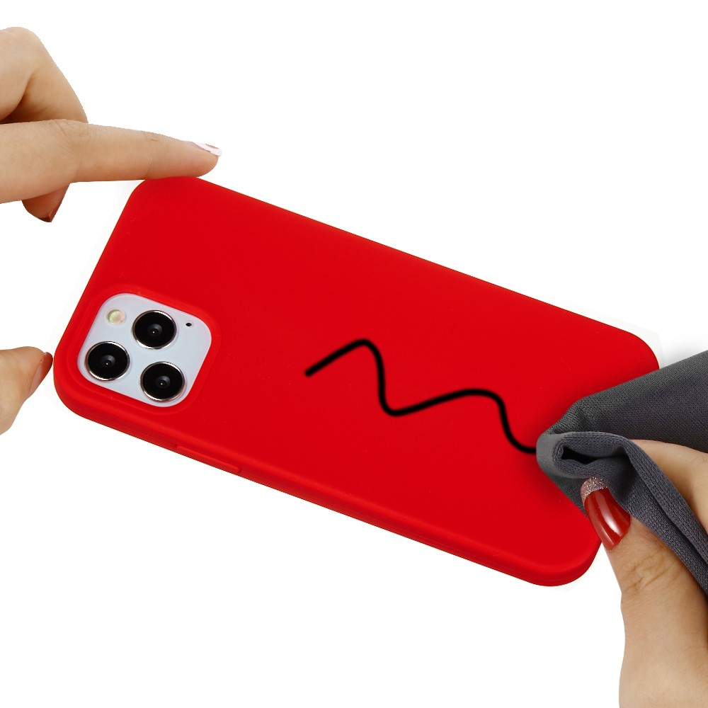 iPhone 13 Silikon Case Hülle - Rot
