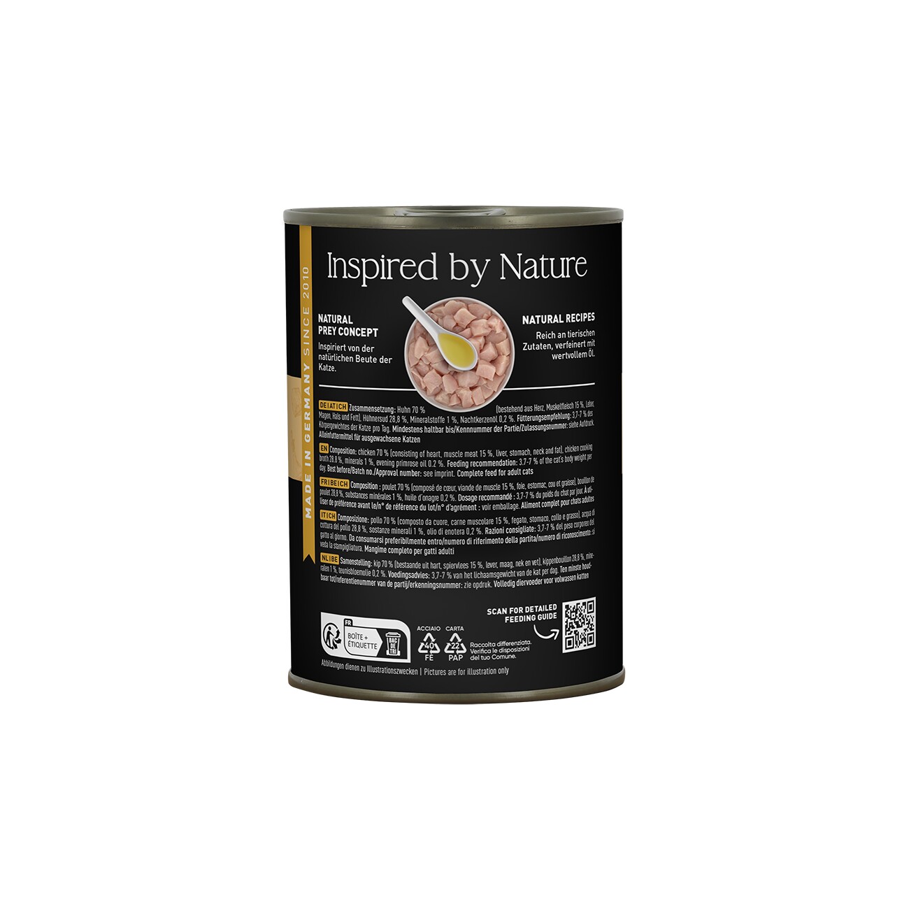 Catz finefood Nassfutter Katze Pure Adult Huhn 6x400 g