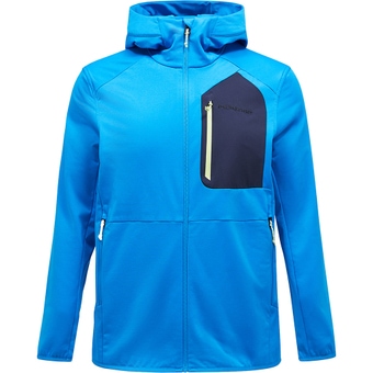 Peak Performance Utility Light Zip Hood Fleecejacke Brilliant Blue Herren