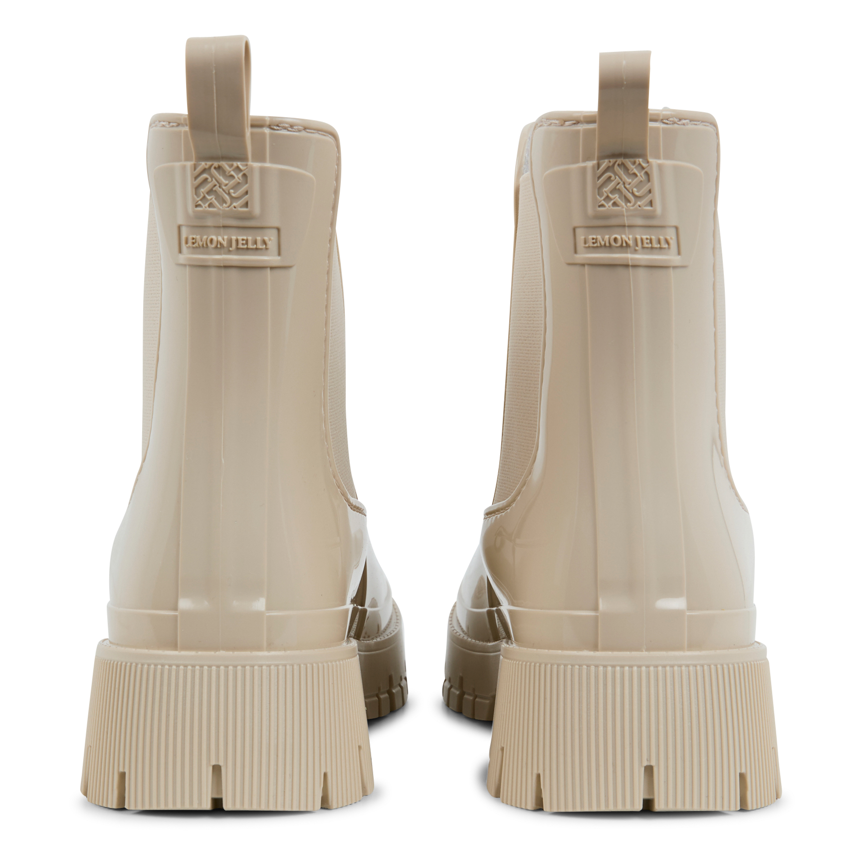 PEACHY - Bottines Chelsea crantées | Blanc