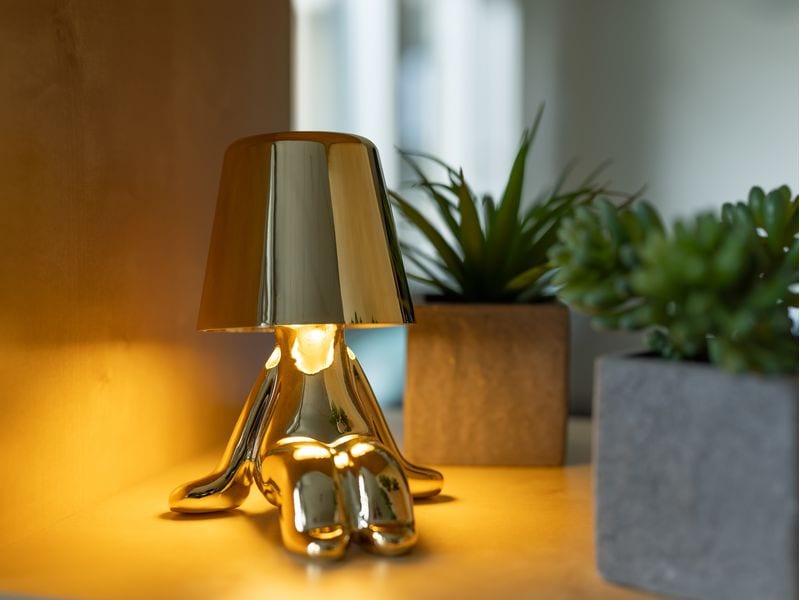 COCON LED Stimmungslicht DREAMER Gold Portable Akku-Tischleuchte