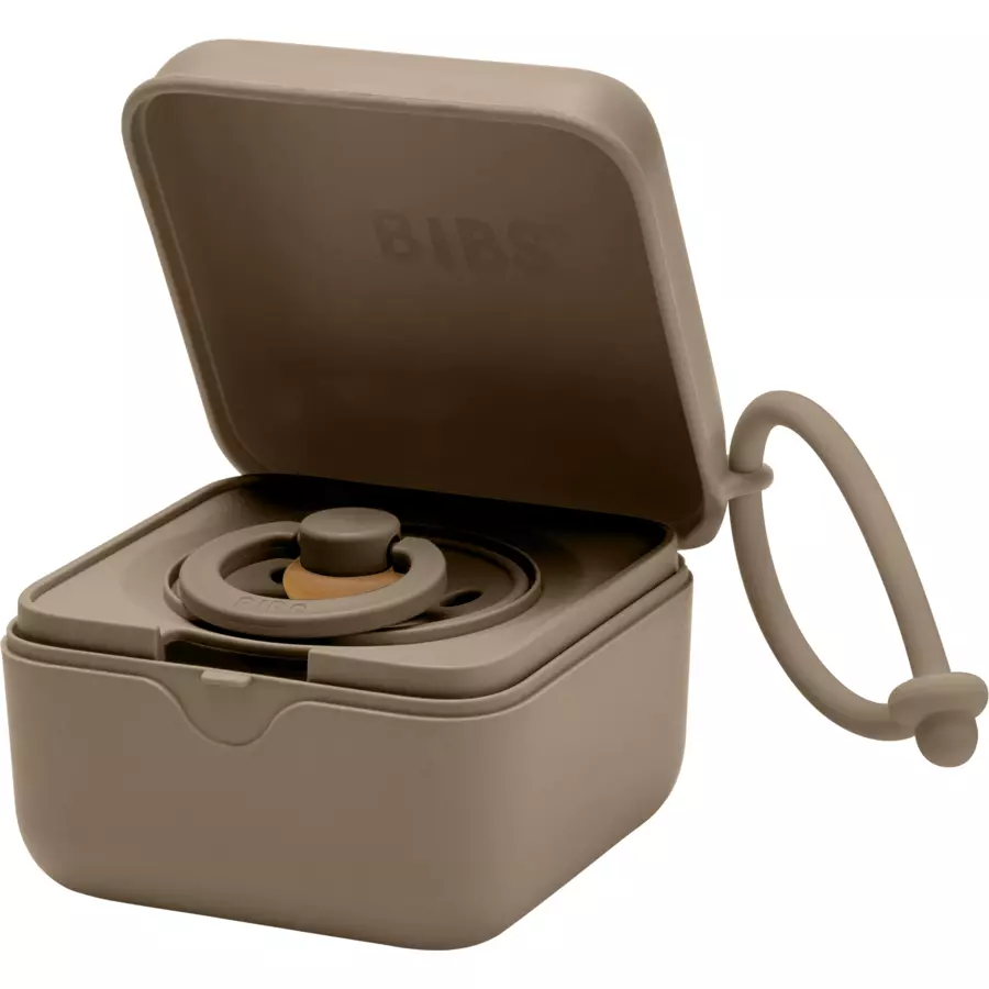 BIBS® Schnullerbox Dark Oak