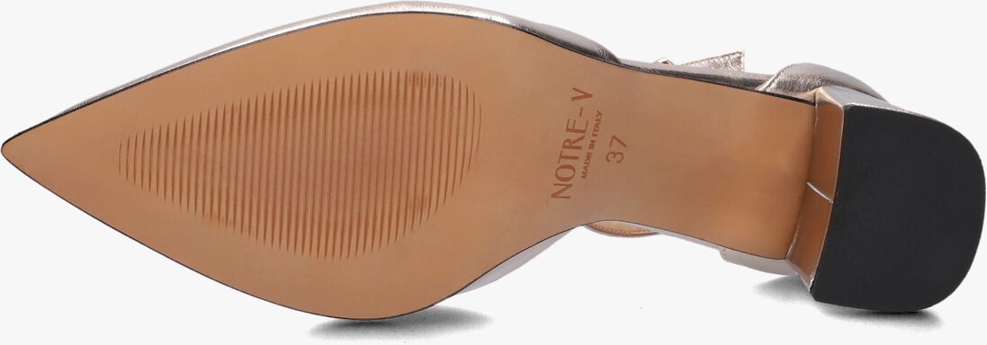 NOTRE-V gouden notre-v pumps 35514