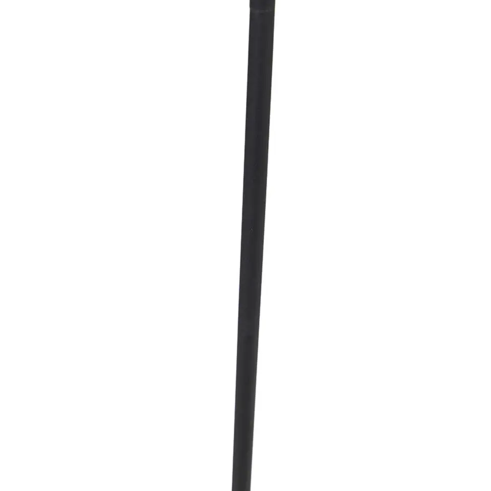 Qazqa vloerlampen palka zwart geïntegreerde led