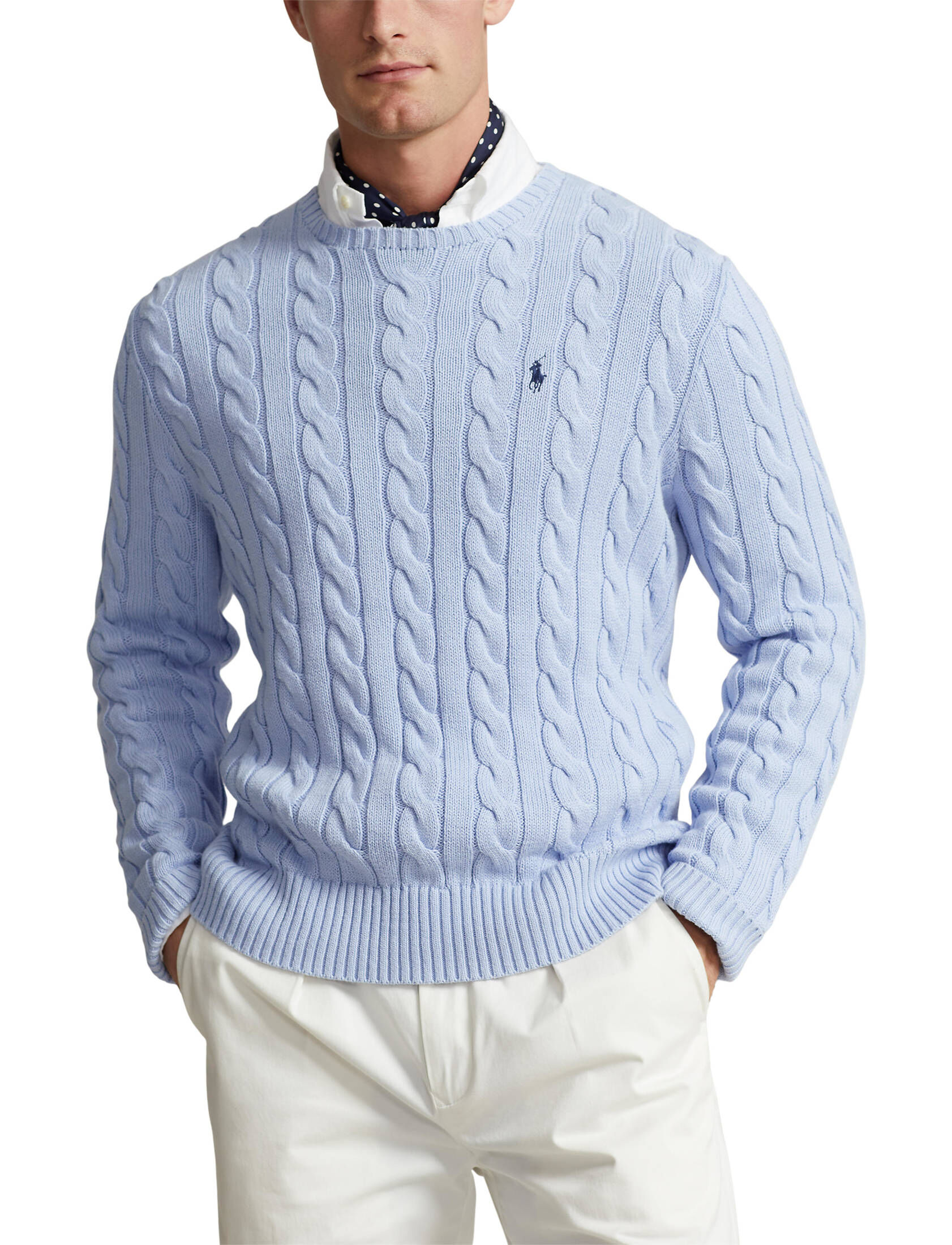 Polo Ralph Lauren| Herren Strickpullover mit Zopfmuster