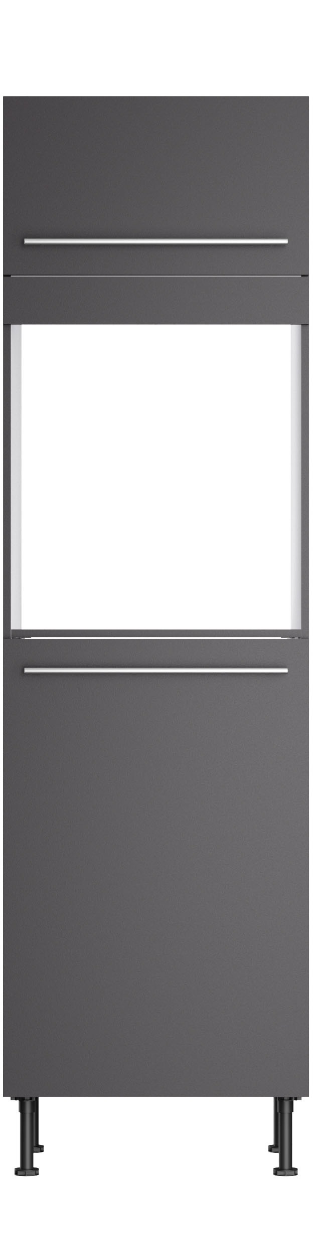 KOCHSTATION Backofen/Kühlumbauschrank »KS-Bern2« B 60 cm, H 211,8 cm, 1 Klappe, 1 Tür (H 89,2 cm), 1 feste Blende