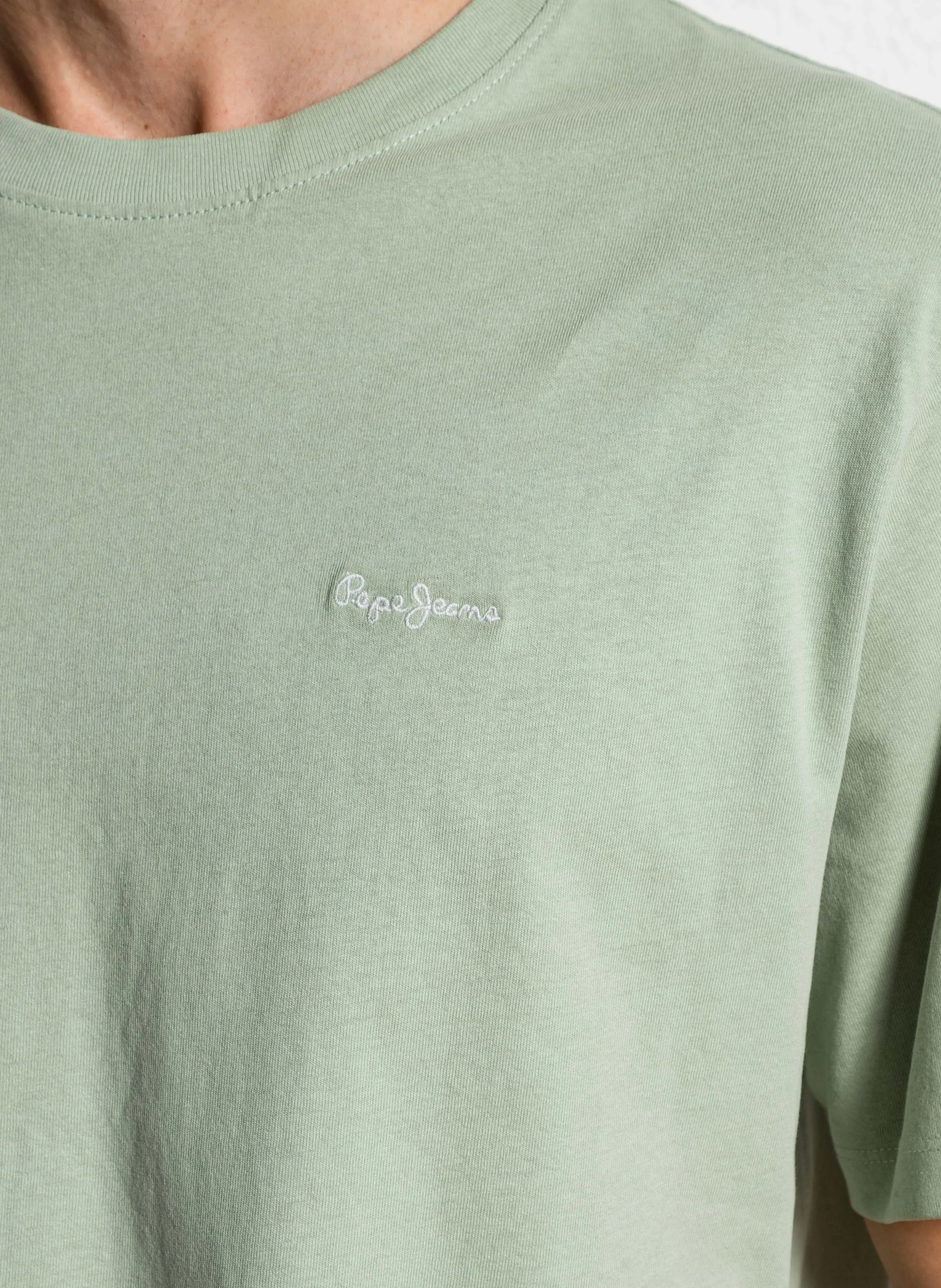 CONNOR - Tee-shirt col rond en coton | Vert