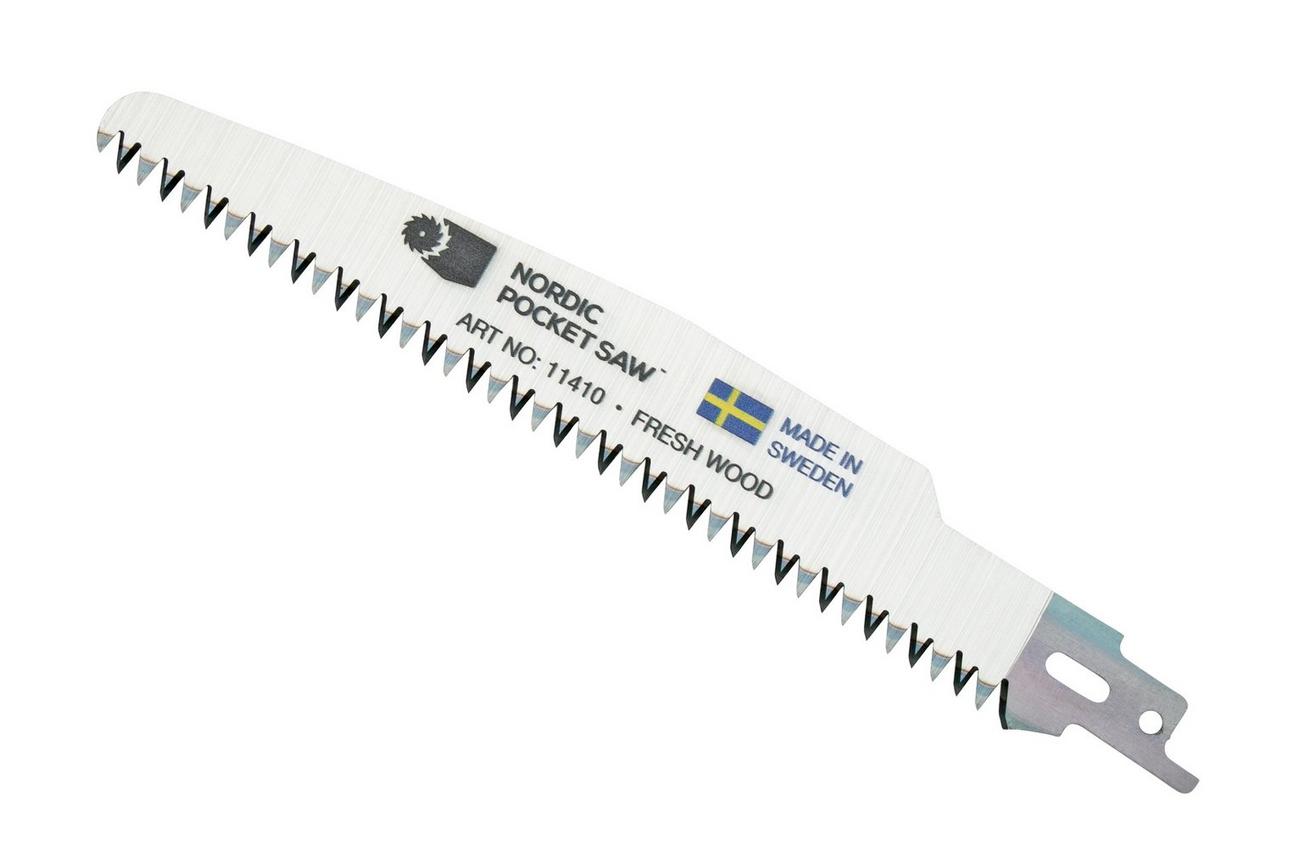 Nordic Pocket Saw Blade Fresh Wood, grove vertanding, vervangend zaagblad voor de Fold