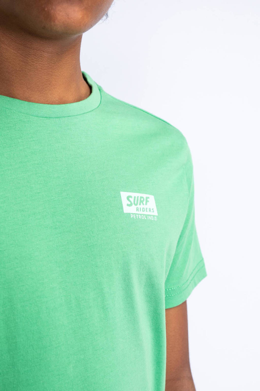 Petrol Industries T-shirt appeltjesgroen