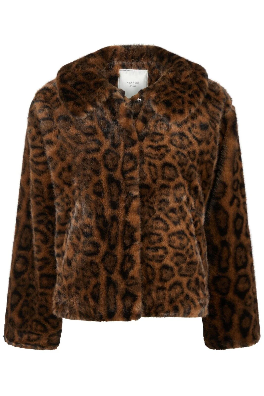 Neo Noir Melodie Leo Faux Fur Jacket