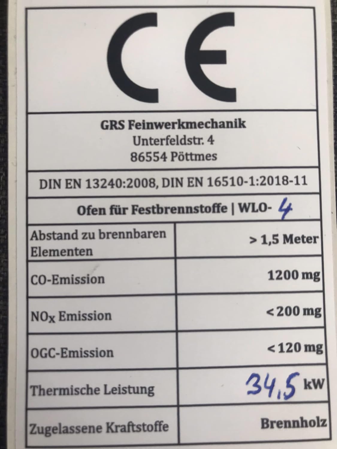 Warmluftofen,Holzofen,Werkstattofen,Kaminofen 35KW
