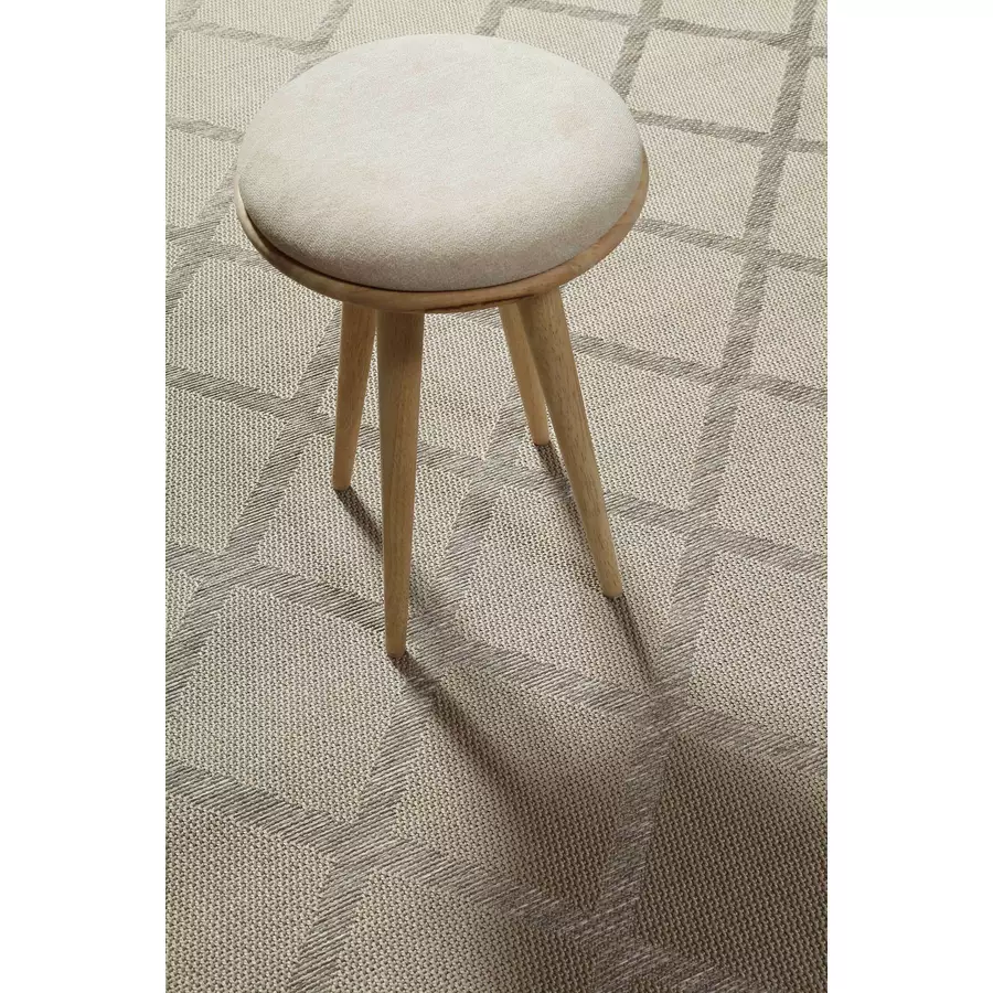 Homie Living Outdoorteppich In & Outdoor Bergamo beige grau