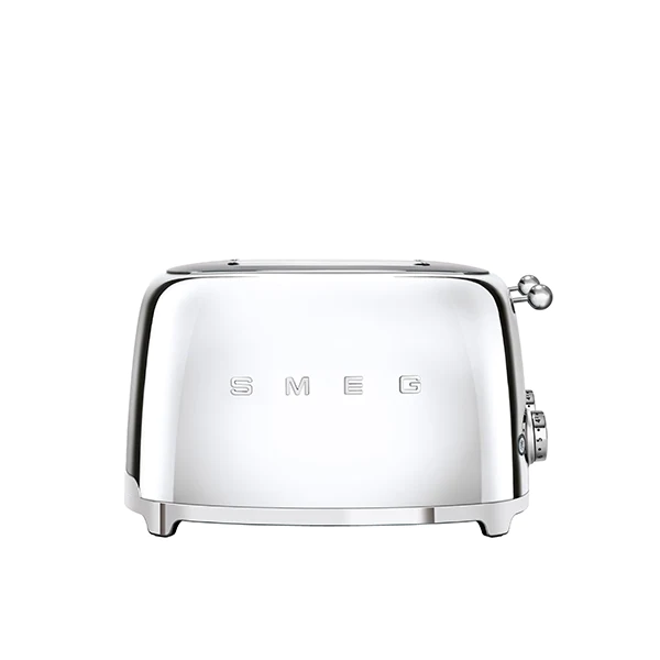 Toaster 4 fentes 2000 W TSF03SSEU chromé Smeg