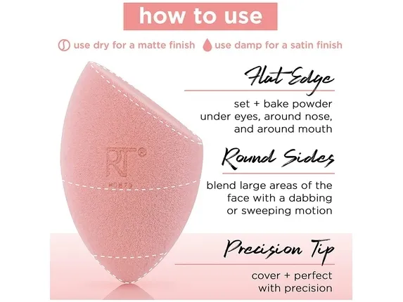 Real Techniques Miracle Complexion Powder Sponge 2 pcs