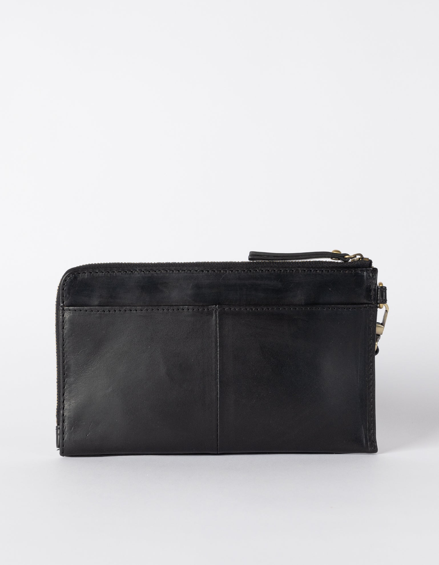Travel Pouch - Black Classic Leather