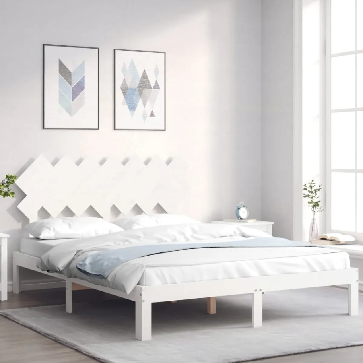VIDAXL Cadre - Blanc