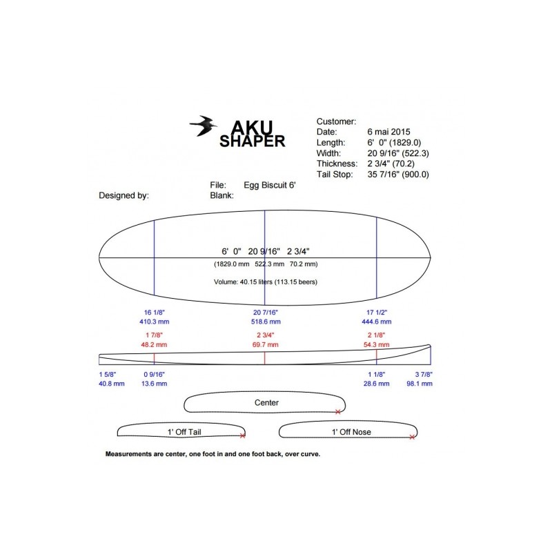 Planche Blackwings 6'0 EGG BISCUIT Color Orange - The Corner Shop