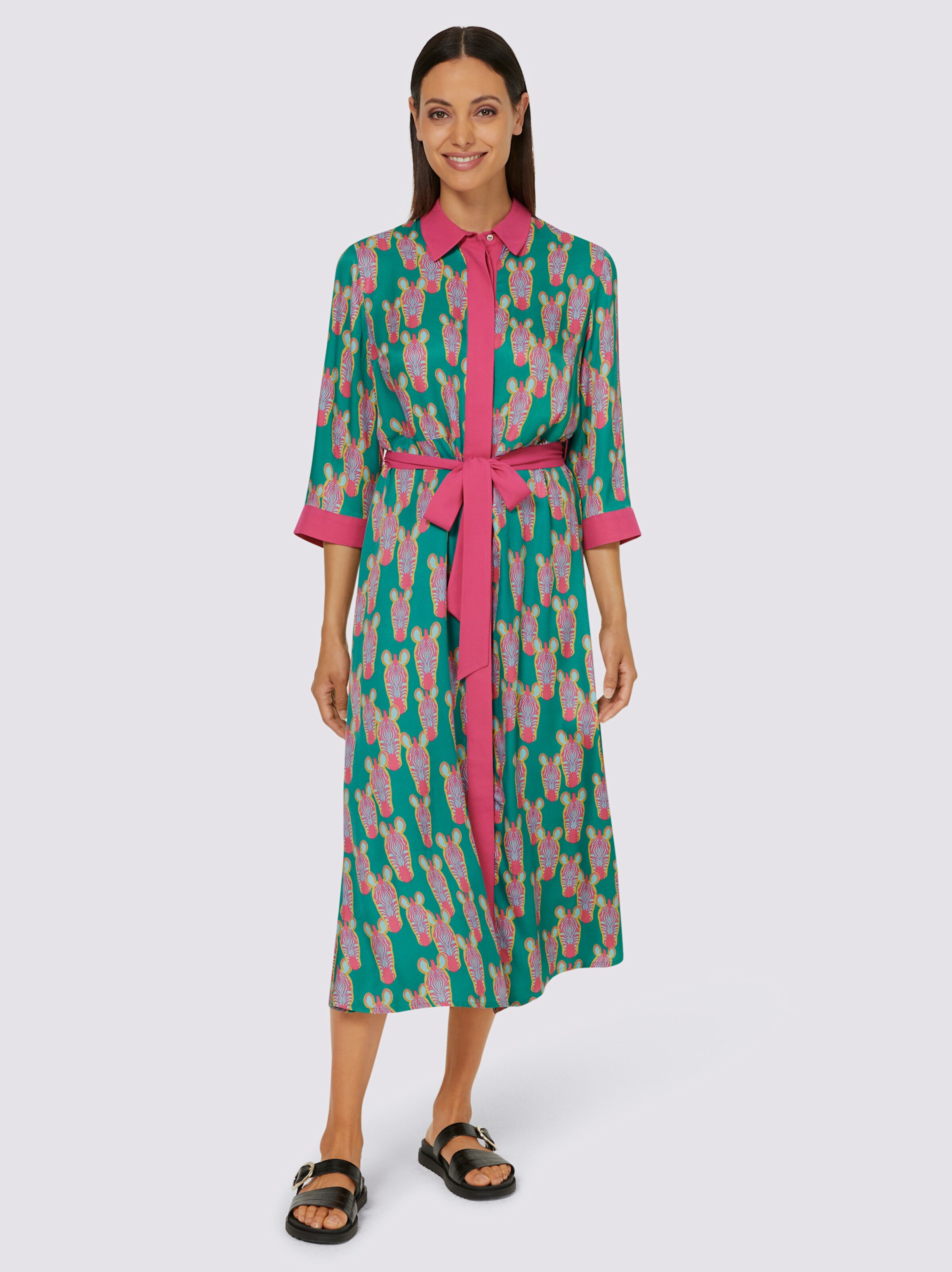 Druck-Kleid